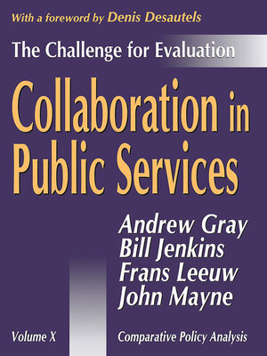 cover image of Collaboration in Public Services
